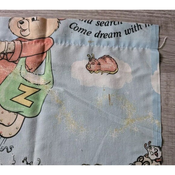 Vintage The World of Teddy Ruxpin Comforter Twin Sheet & Pillow Case Set 1985 - Picture 14 of 16